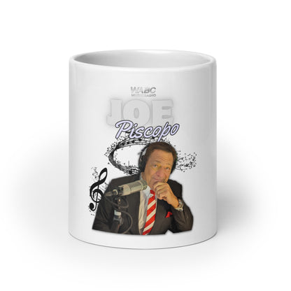 Joe Piscopo White glossy mug