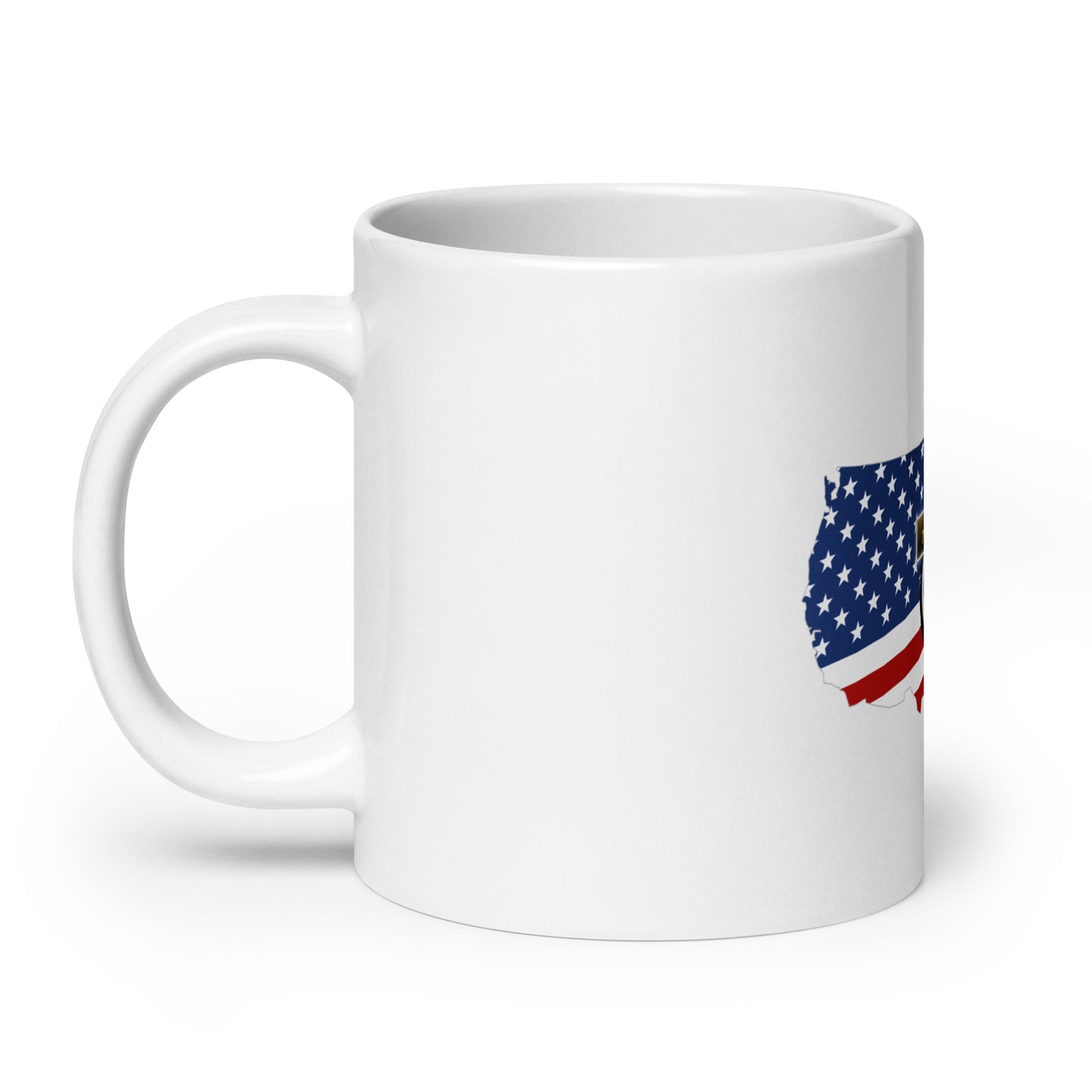 Sid American White glossy mug