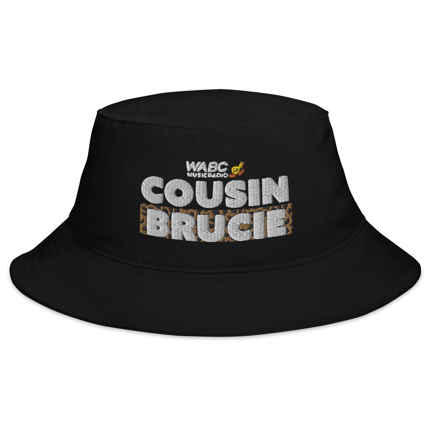 Cousin Brucie WABC Music Radio Bucket Hat - Black Hat