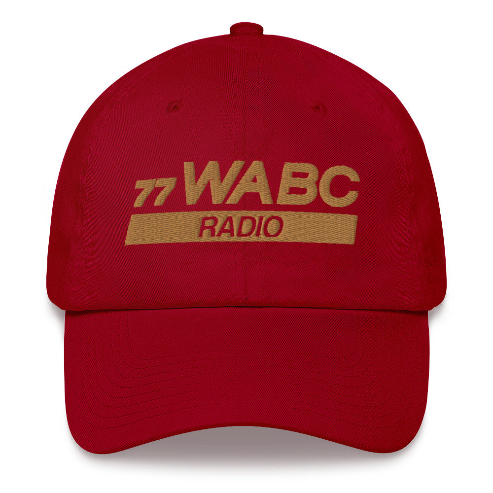 77WABC Radio Embroidered Unisex Adjustable Hat