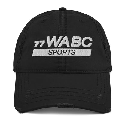 77WABC Sports Embroidered Vintage Distressed Hat