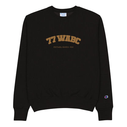 77WABC Varsity Embroidered Unisex Champion Sweatshirt