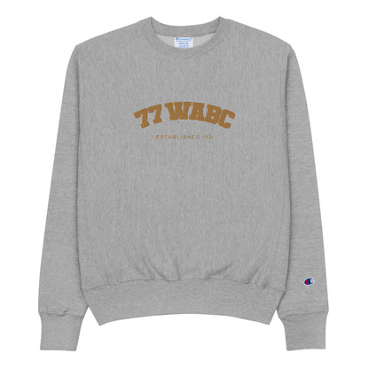 77WABC Varsity Embroidered Unisex Champion Sweatshirt