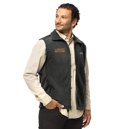 77WABC Sports Unisex Columbia fleece vest