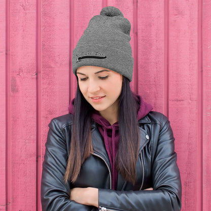 The General Store Embroidered Pom-Pom Beanie