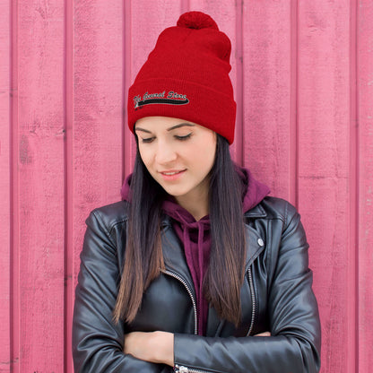 The General Store Embroidered Pom-Pom Beanie