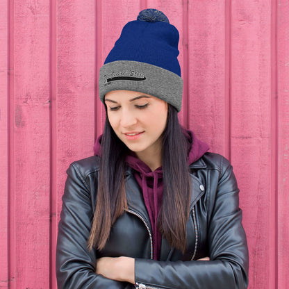 The General Store Embroidered Pom-Pom Beanie