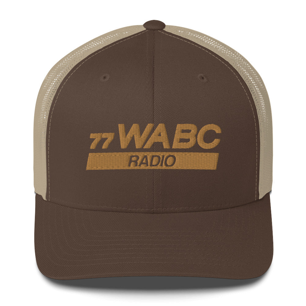 77WABC Radio Embroidered Unisex Adjustable Trucker Hat