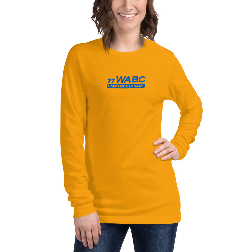 LIMITED EDITION: 77WABC Stand with Ukraine Unisex Long Sleeve Tee