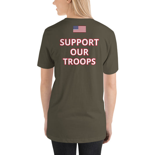 Rita Cosby Support Our Troops Unisex t-shirt